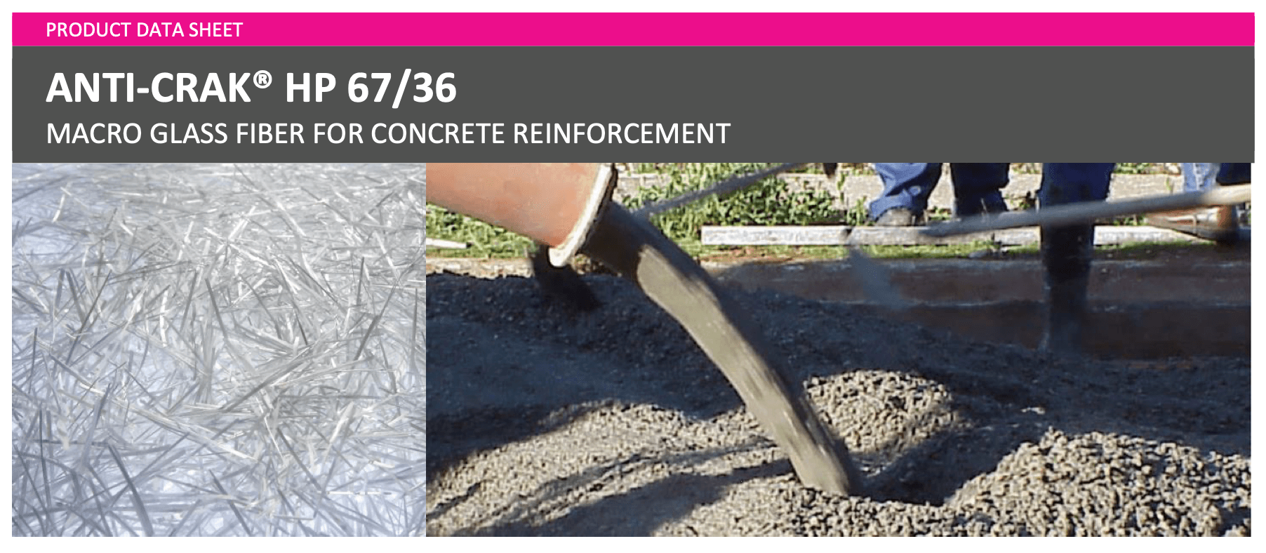 Anti-Crak HP — macro fibre pour béton
